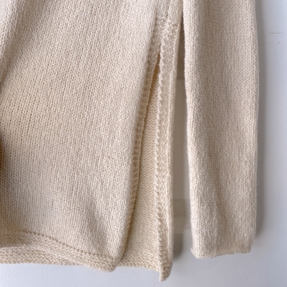 Eileen Fisher boat next tunic, off white, long side vents, xxs (fits like xs) - Picture 2 of 4